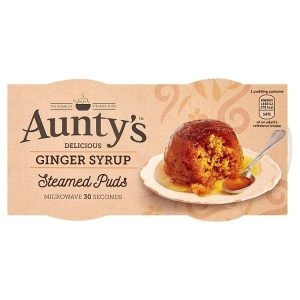 Auntys Ginger Steamed Pudding 2 pack
