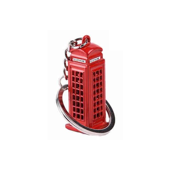 BRITISH TELEPHONE BOX KEY RING