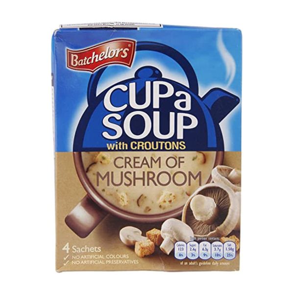 BATCHELORS CUP A SOUP CREAM OF MUSHROOM