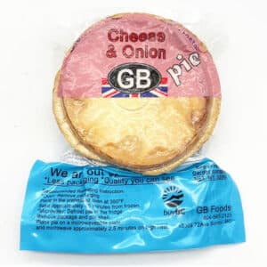 GB FOODS CHEESE AND  ONION PIE (IN STORE ONLY)