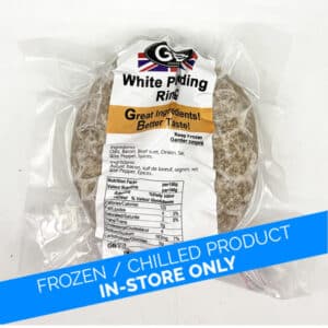GB Foods White Pudding Ring (In Store Only)