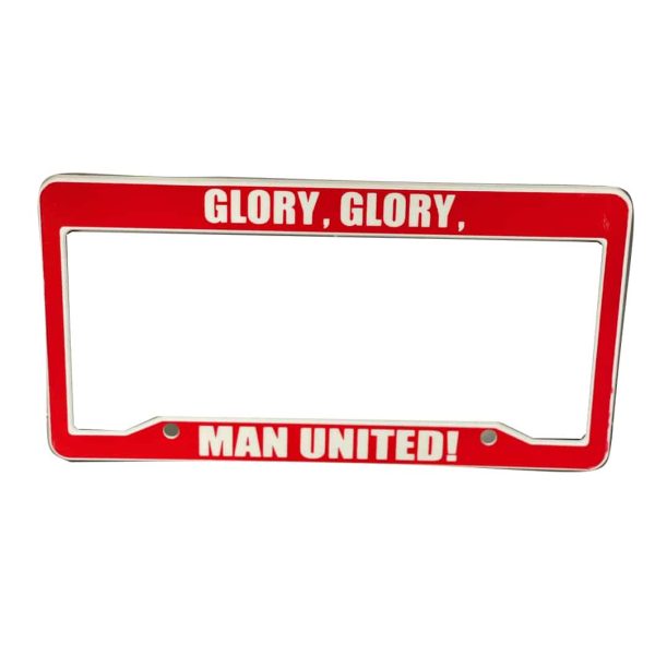 MANCHESTER UNITED LICENSE PLATE HOLDER GLORY, GLORY