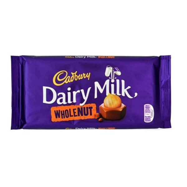 CADBURY DAIRY MILK WHOLENUT