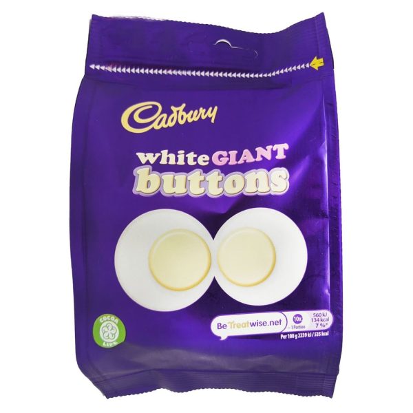 CADBURY WHITE GIANT BUTTONS