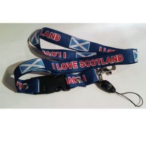 SCOTLAND SALTIRE LANYARD
