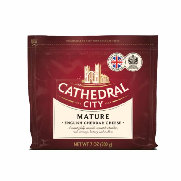 CATHEDRAL CITY ENGLISH  MATURE CHEDDAR CHEESE 200G