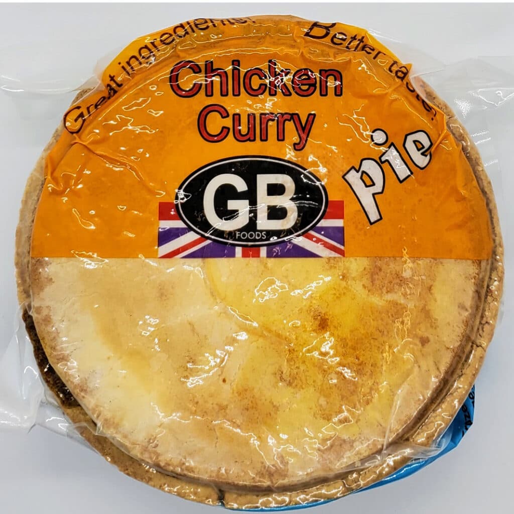 GB FOODS CHICKEN CURRY PIE The British Store
