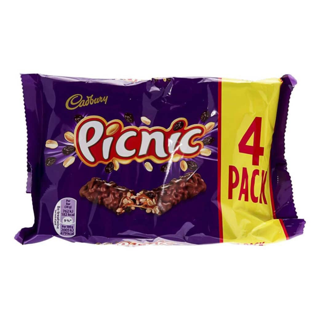 CADBURY PICNIC 4 PACK The British Store