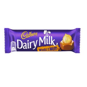 Cadbury Dairy Milk Wholenut 45g BBD 18/06/25