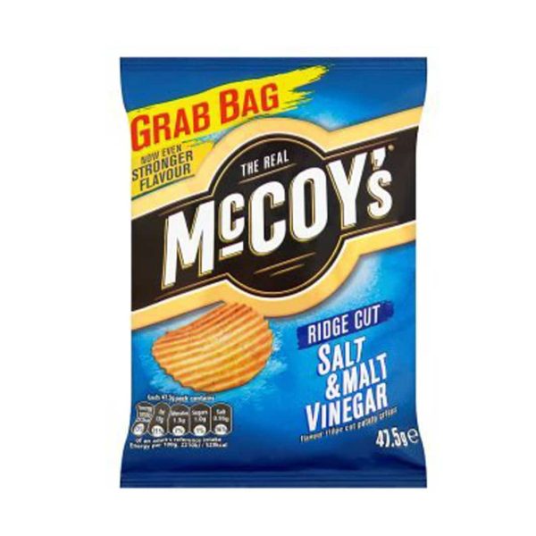 McCOYS SALT & MALT VINEGAR CRISPS