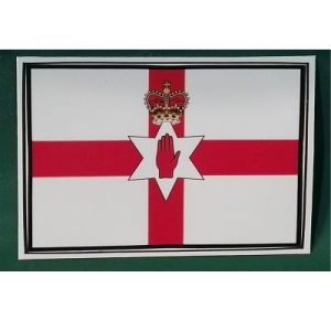 NORTHERN IRELAND FLAG CAR STICKER