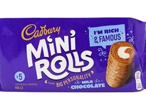Cadbury Chocolate Mini Rolls 5 pack