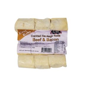 GB Foods Beef and Bacon Cocktail Sausage Rolls Easy Bake (IN STORE ONLY)