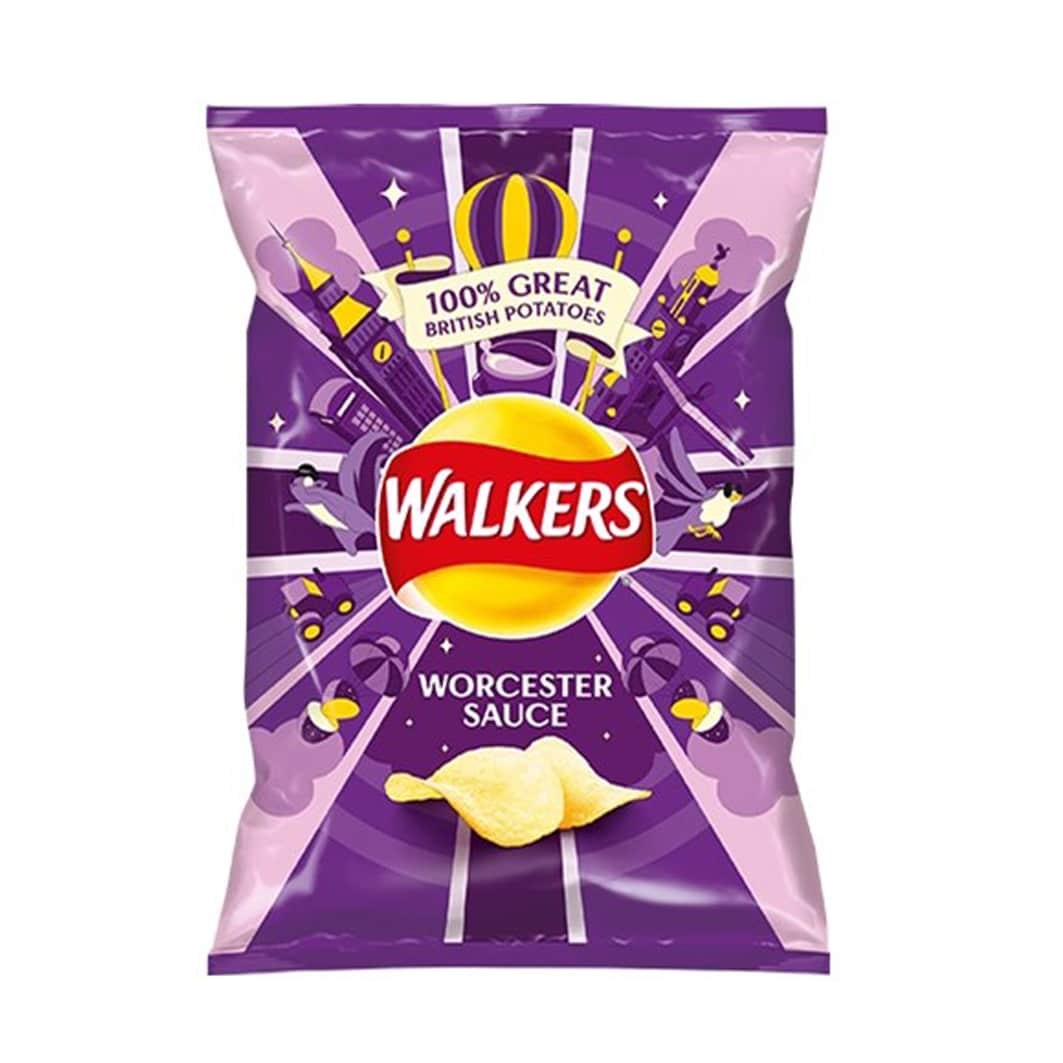 WALKERS WORCESTER SAUCE CRISPS The British Store