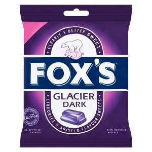 Foxs Glacier Dark Liquorice and Aniseed 130g