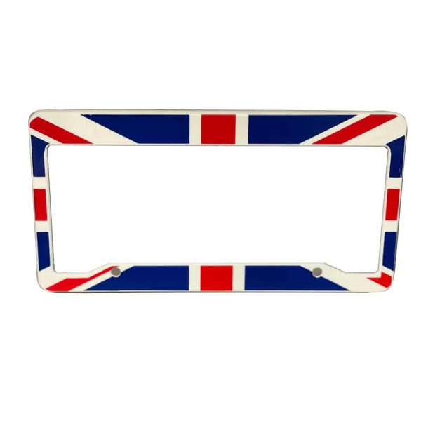 Union Jack License Plate Holder