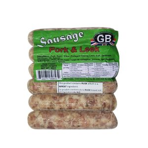 GB Foods Pork and Leek Sausage (IN STORE ONLY)
