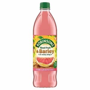 Robinsons Real Fruit and Barley Pink Grapefruit 1L