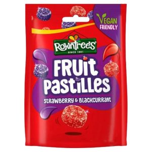 Rowntrees Strawberry and Blackcurrant Fruit Pastilles 143g