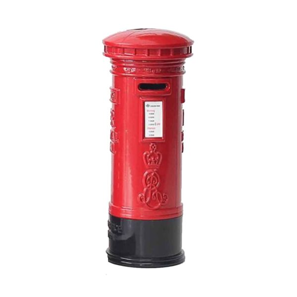 BRITISH ROYAL MAIL POST BOX - MONEY BOX 7" HIGH