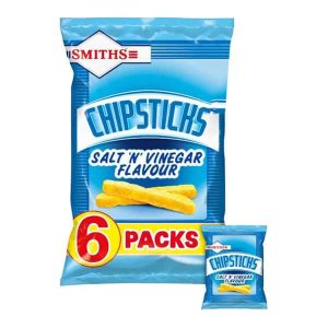 Smiths Chipsticks Salt and Vinegar 6 pack