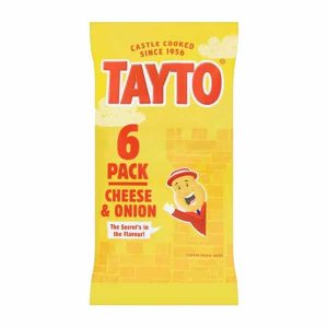 Tayto Cheese and Onion Crisps 6 pack