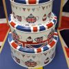 3 Union Jack Cookie Tins 7.5, 6.5 and 5 Inches - Image 2