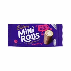 Cadbury Raspberry Mini Rolls 5 pack