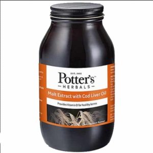 Potters Herbals Butterscotch Malt Extract with Cod Liver Oil
