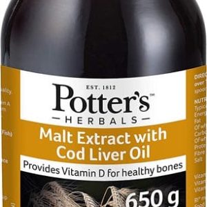 Potters Herbals Original Malt Extract with Cod Liver Oil