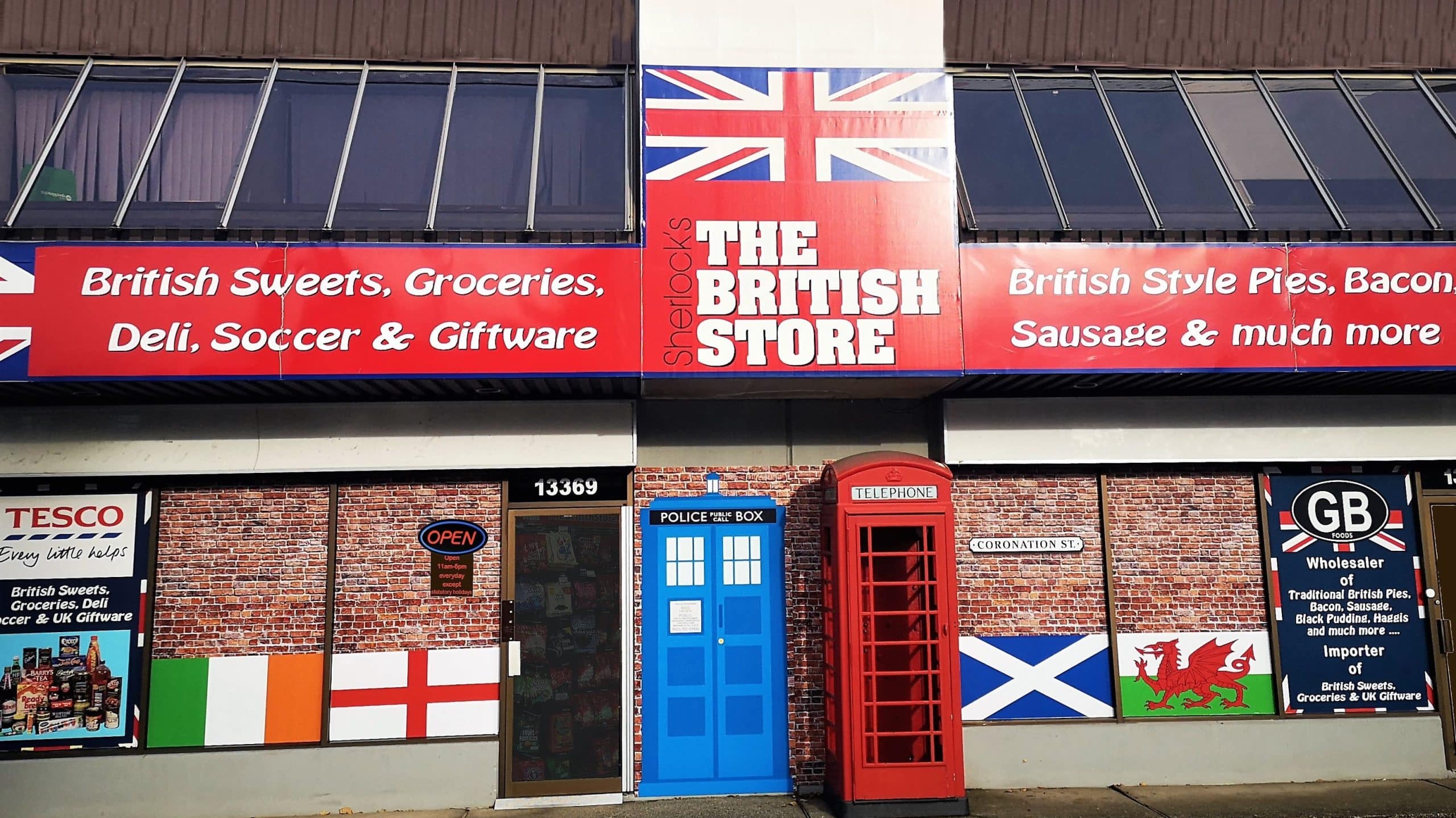 The British Store store front