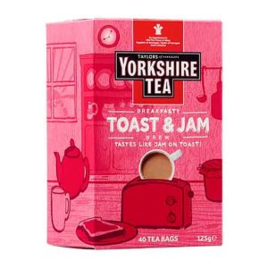 Taylors Yorkshire Breakfasty Toast and Jam 40 Tea Bags