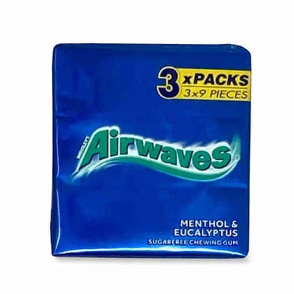 Wholesale Airwaves Menthol & Eucalyptus Sugarfree Chewing Gum