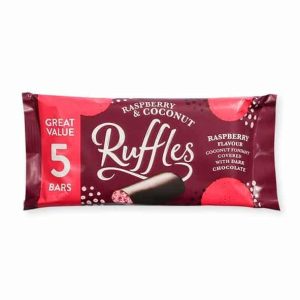 Raspberry and Coconut Ruffles 5 Pack