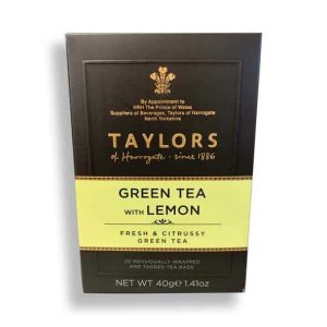 TAYLORS GREEN TEA with LEMON 20 BAGS