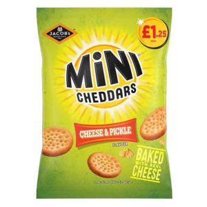 Jacobs Mini Cheddars Cheese & Pickle Flavour 90g