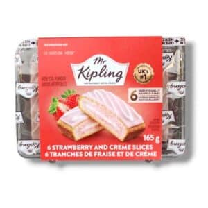 Mr. Kipling 6 Strawberry and Creme Cake Slices 165g