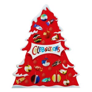 Mars Celebrations Christmas Tree Advent Calendar 215g
