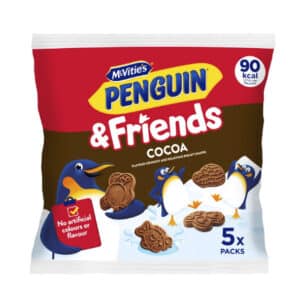 McVities Cocoa Penguin and Friends 5 Packs 100g