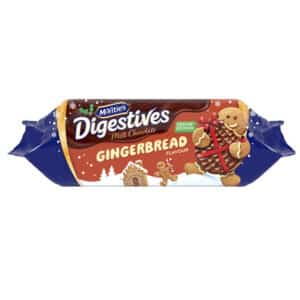 McVities Christmas Gingerbread Digestives 266g
