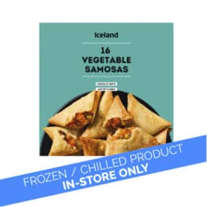 Iceland Frozen 16 Vegetable Samosas 240g In Store Only