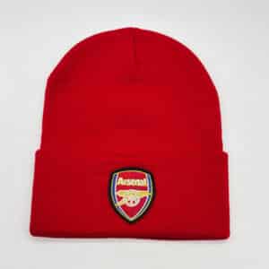 Arsenal FC Crest Knitted Turn Up Beanie Touque