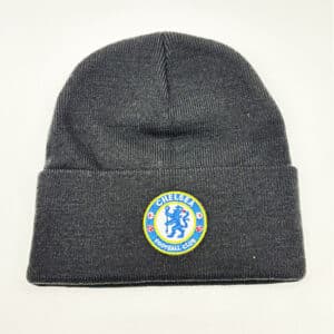 Chelsea FC Crest Knitted Turn Up Beanie Touque