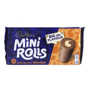 Cadbury Mini Rolls Chocolate Orange