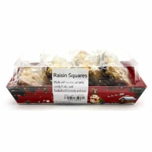 The British Store 4 Luxury Raisin Squares 430g