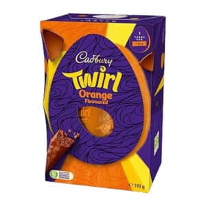 Cadbury Twirl Orange Large Easter Egg 193g