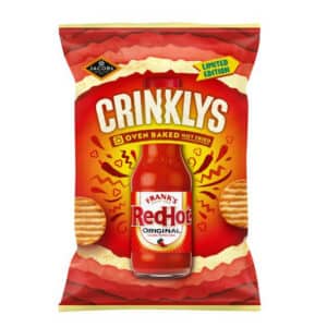 Jacobs Crinklys Franks Red Hot 90g