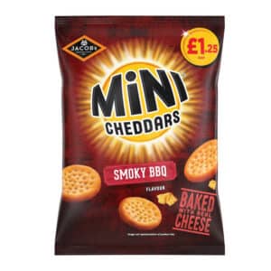 Jacobs Mini Cheddars Smoky BBQ 90g