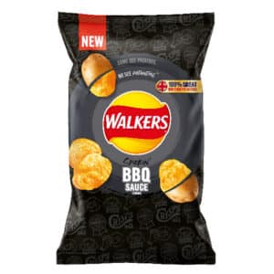 Walkers Smokin' BBQ Sauce Potato Crisps BBD 24/01/26