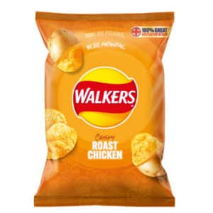 Walkers Crispy Roast Chicken Potato Crisps Grab Bag